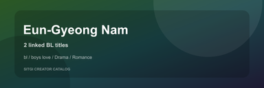 Eun-Gyeong Nam cover