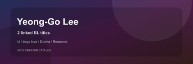 Yeong-Go Lee cover
