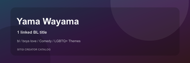 Yama Wayama cover