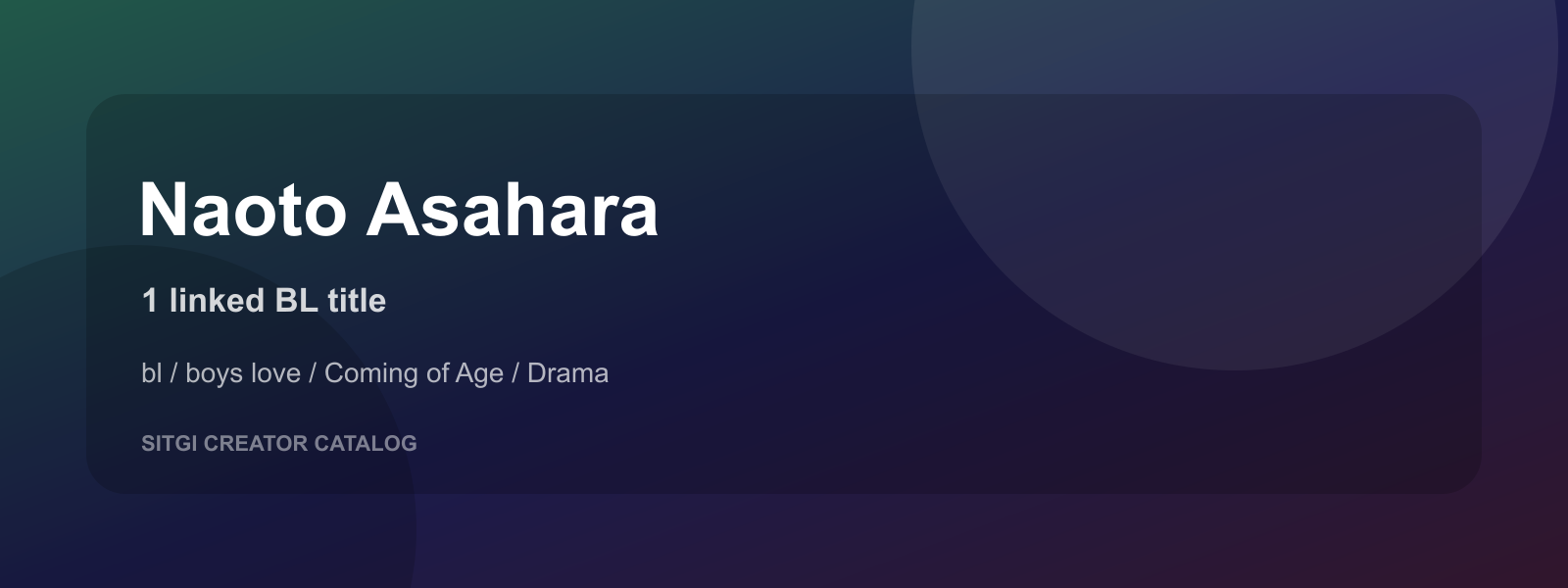 Naoto Asahara cover