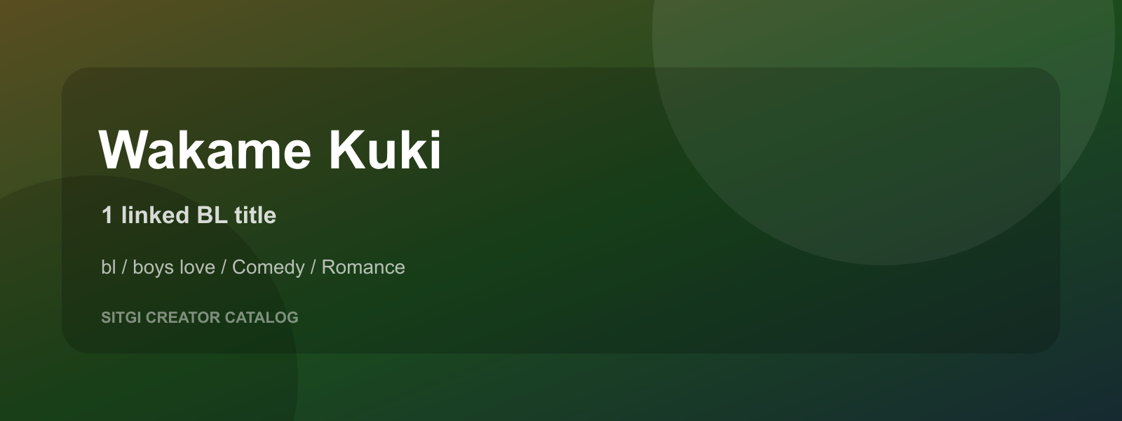 Wakame Kuki cover