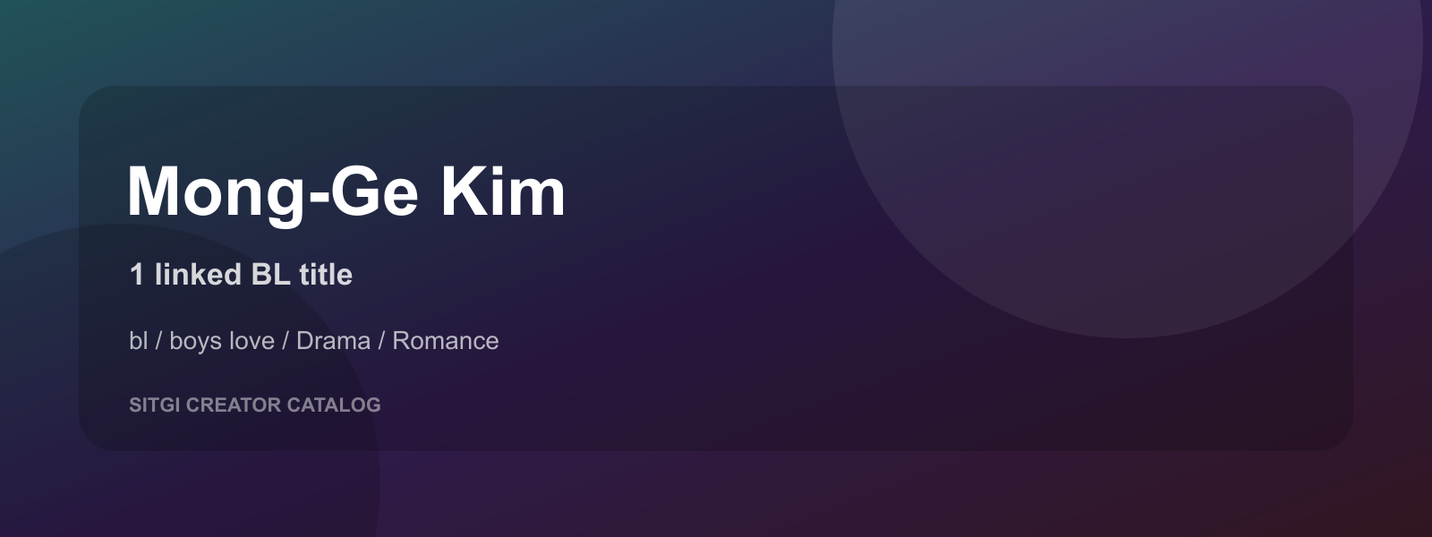 Mong-Ge Kim cover