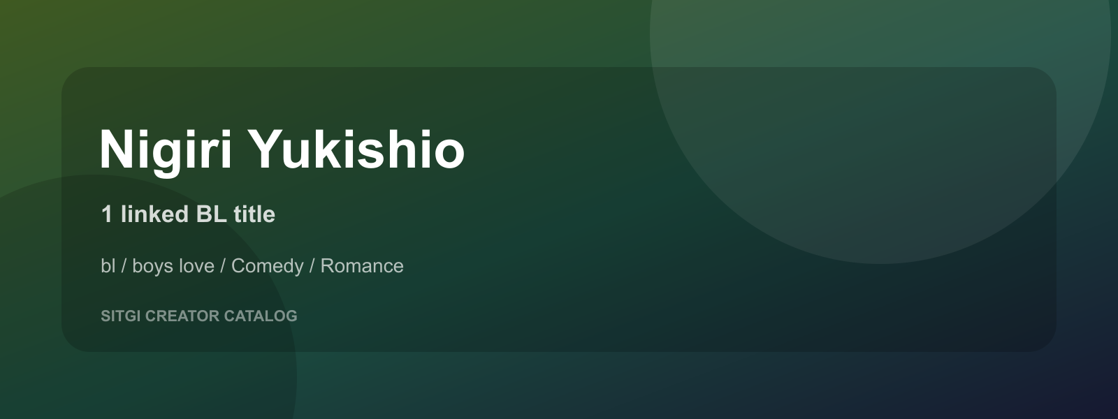 Nigiri Yukishio cover