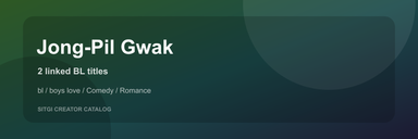 Jong-Pil Gwak cover