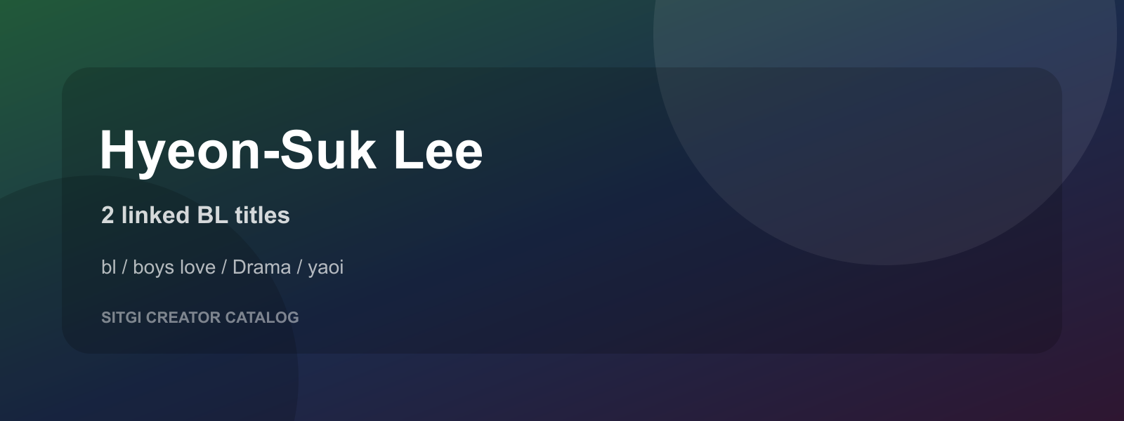 Hyeon-Suk Lee cover