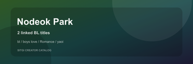 Nodeok Park cover