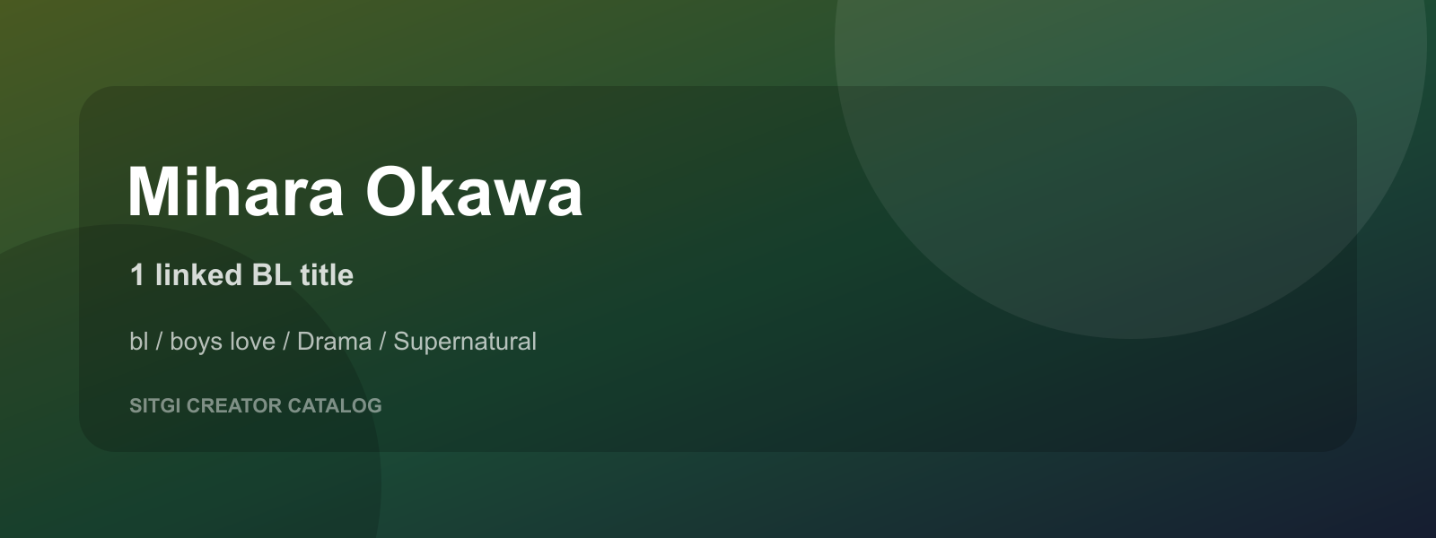 Mihara Okawa cover