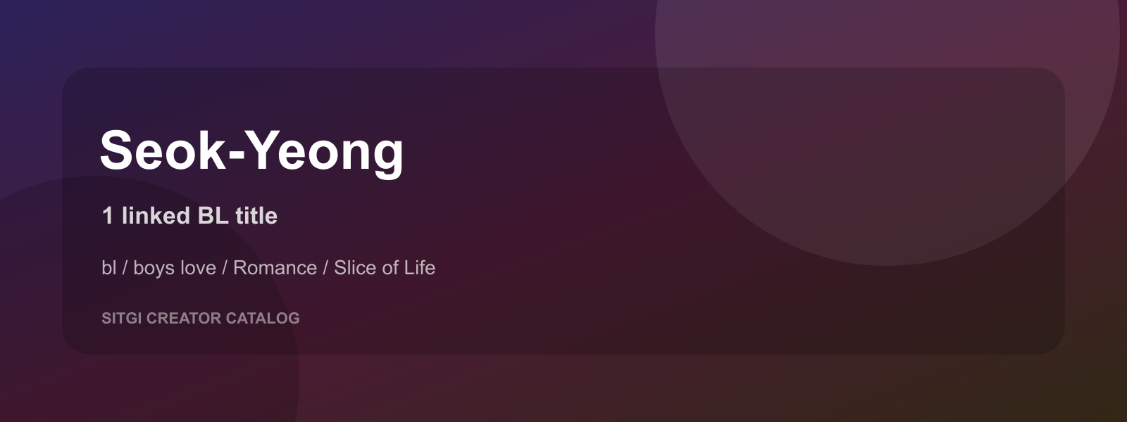 Seok-Yeong cover