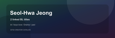 Seol-Hwa Jeong cover