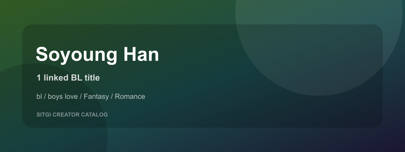 Soyoung Han cover