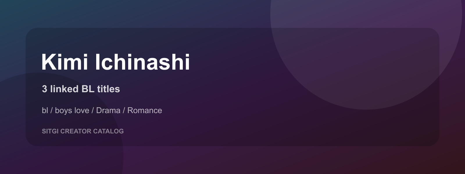 Kimi Ichinashi cover