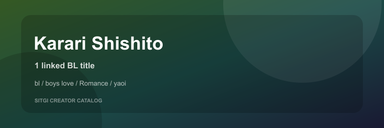 Karari Shishito cover
