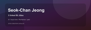Seok-Chan Jeong cover