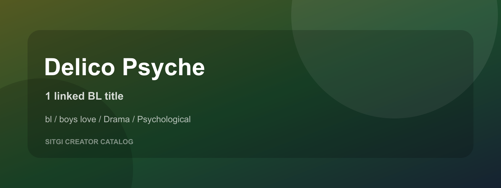 Delico Psyche cover