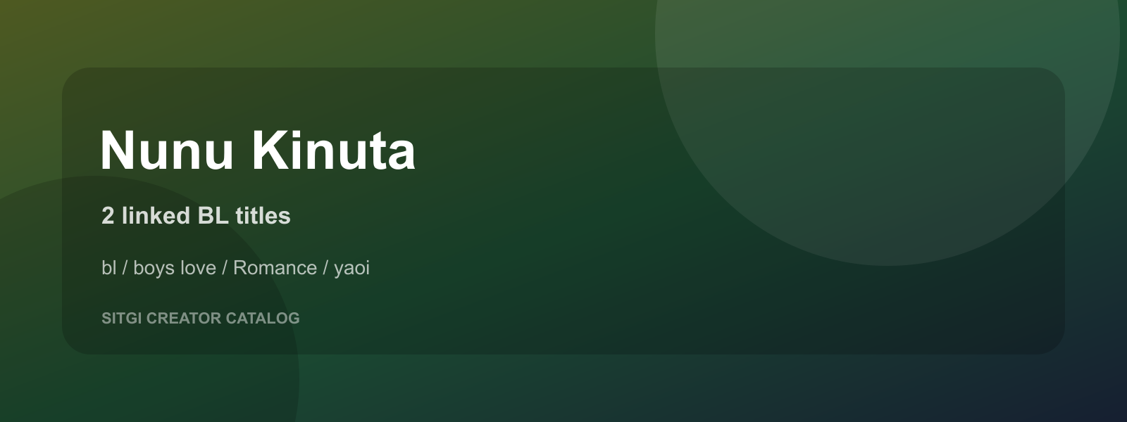 Nunu Kinuta cover