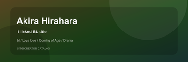 Akira Hirahara cover