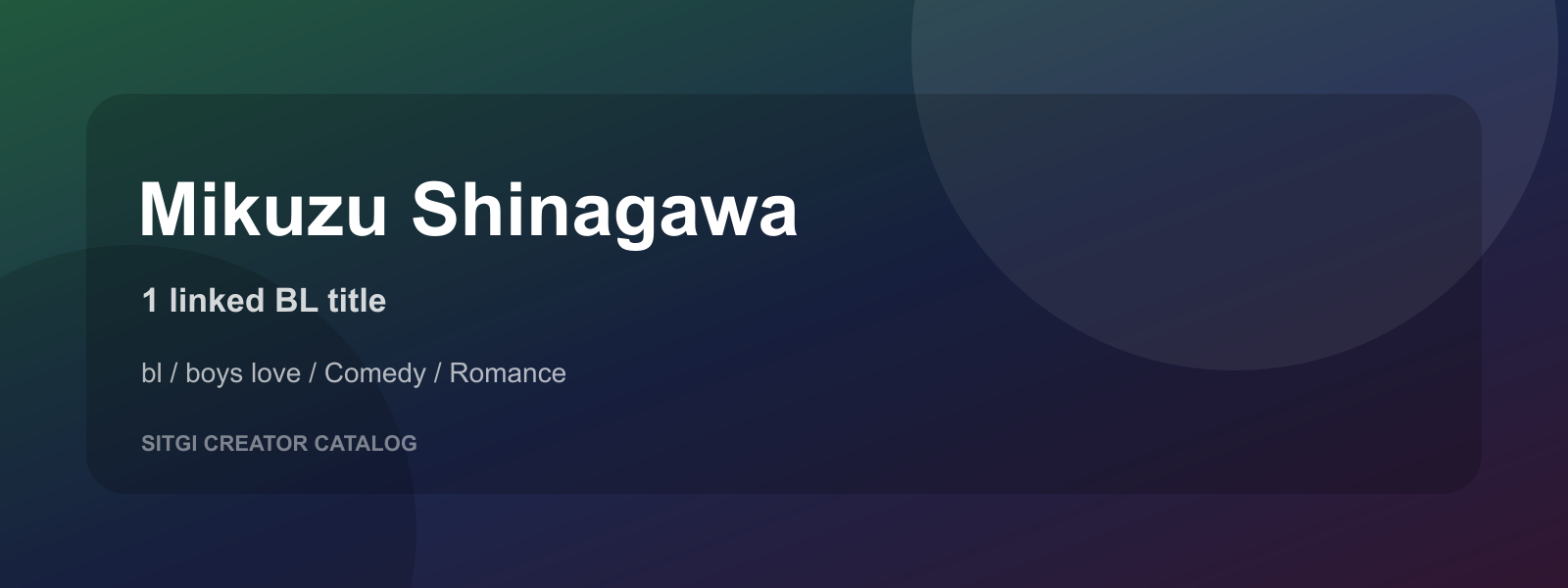 Mikuzu Shinagawa cover