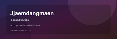Jjaemdangmaen cover