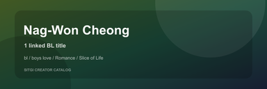 Nag-Won Cheong cover