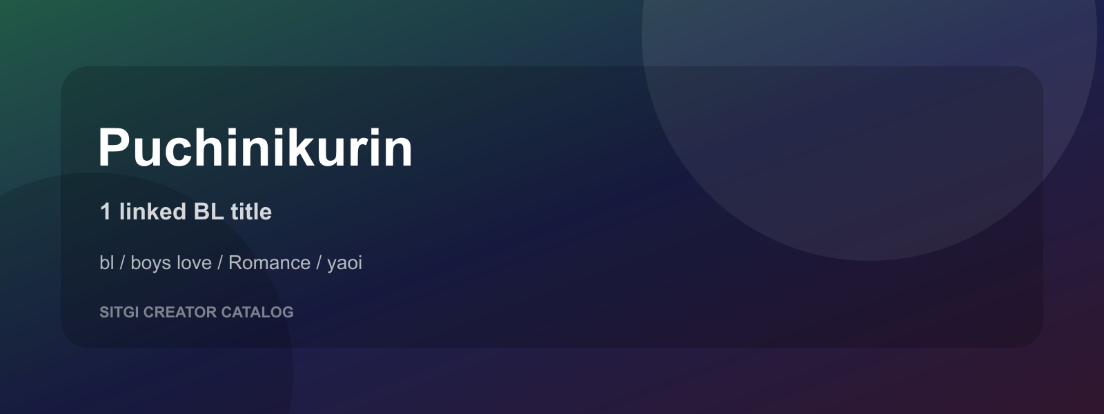 Puchinikurin cover