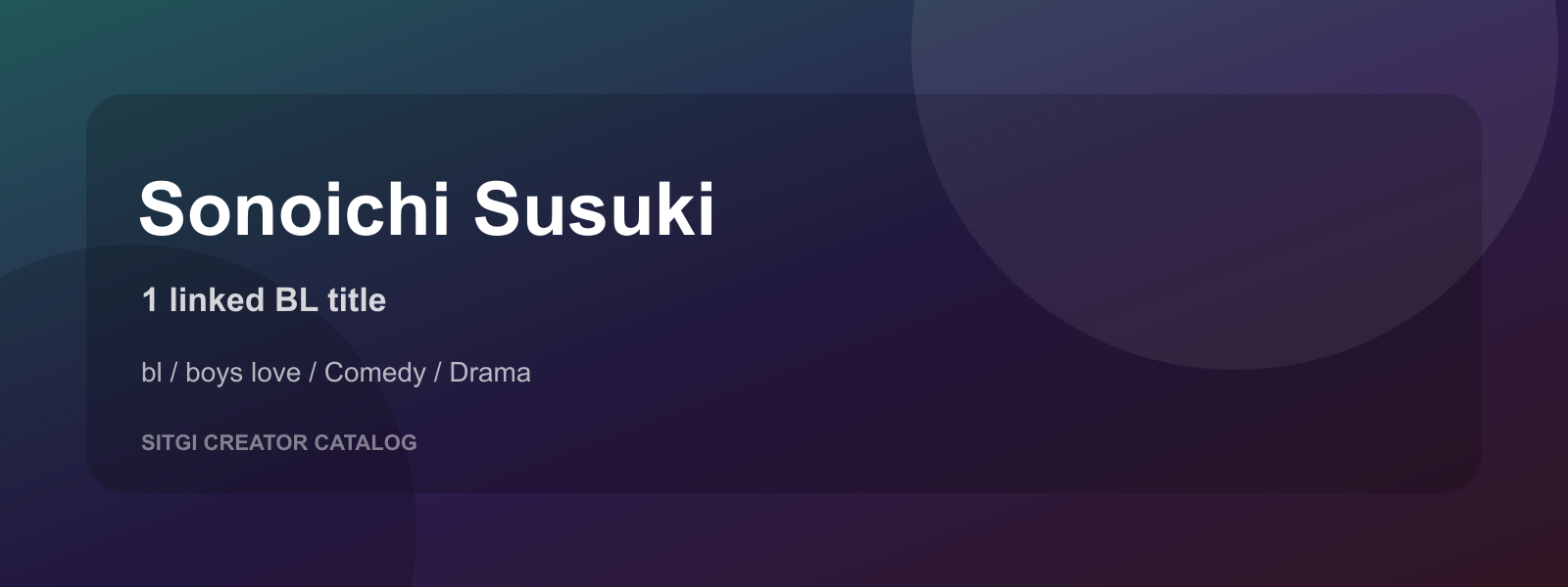 Sonoichi Susuki cover