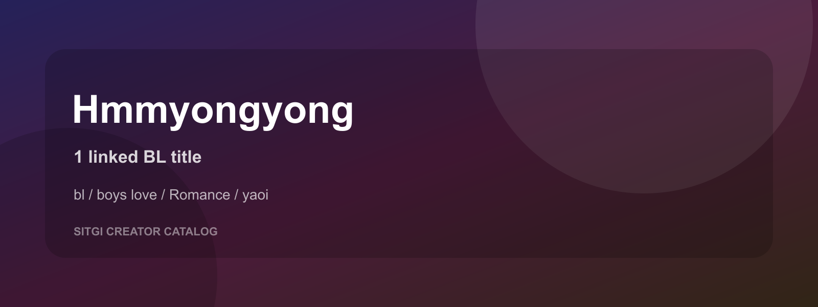 Hmmyongyong cover