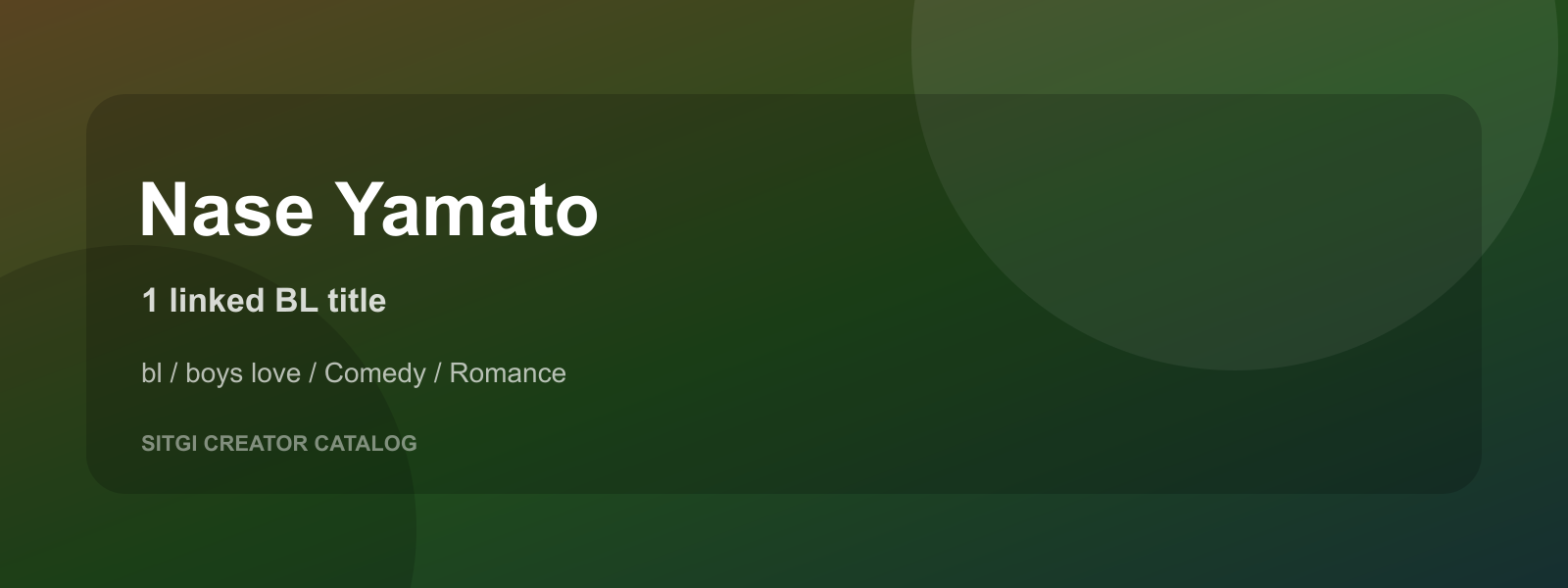 Nase Yamato cover