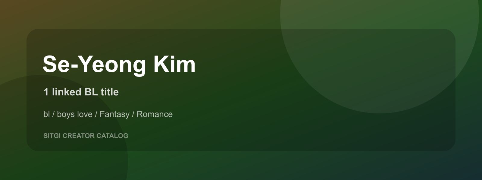 Se-Yeong Kim cover