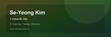 Se-Yeong Kim cover