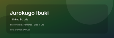 Jurokugo Ibuki cover
