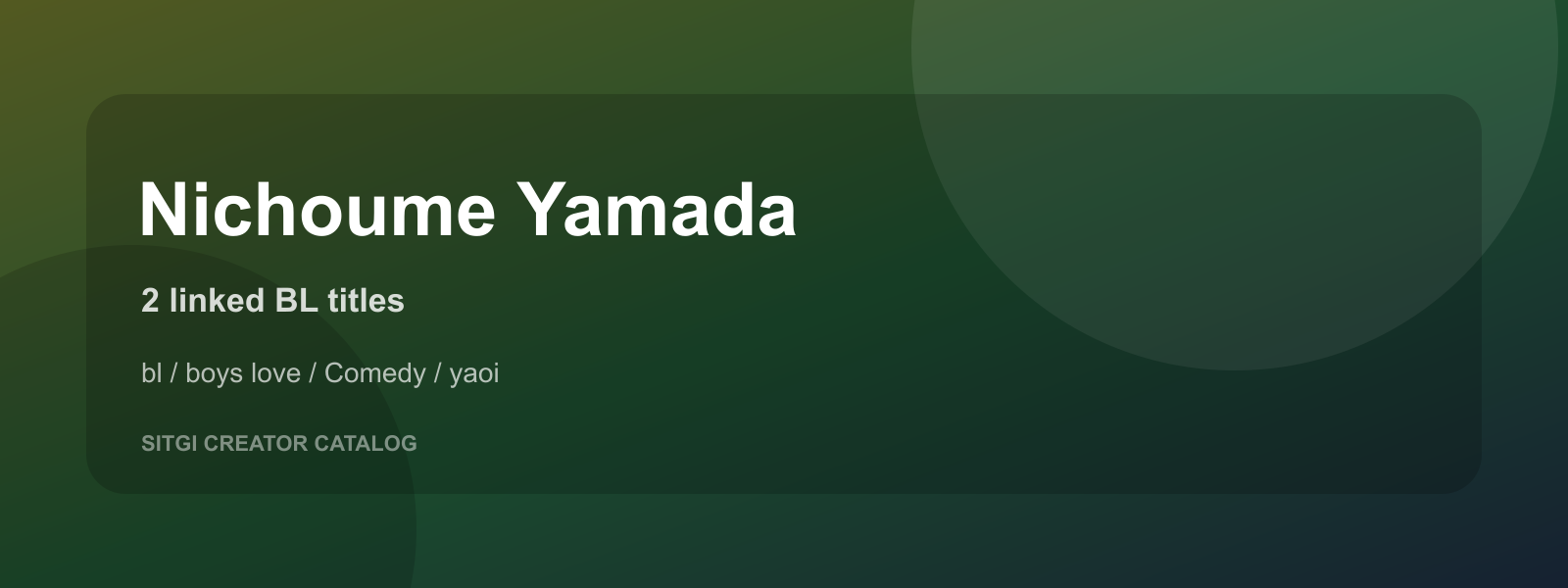 Nichoume Yamada cover