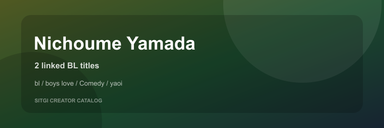 Nichoume Yamada cover