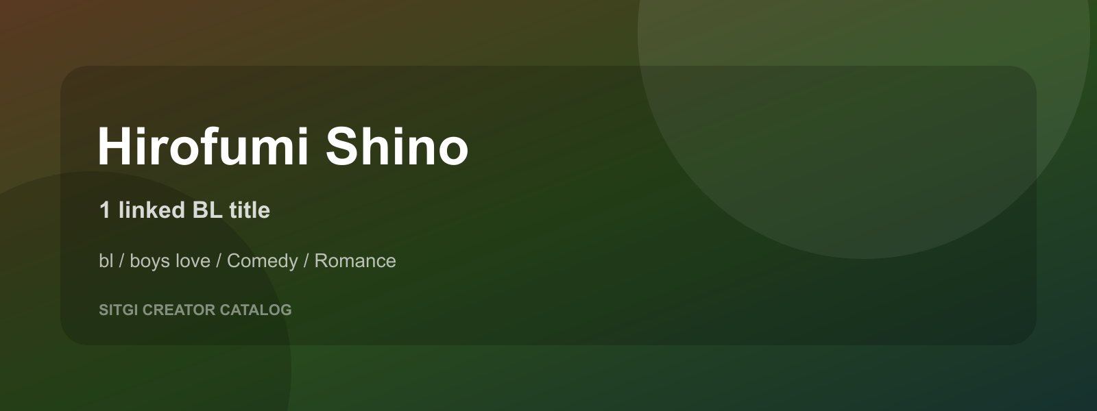 Hirofumi Shino cover