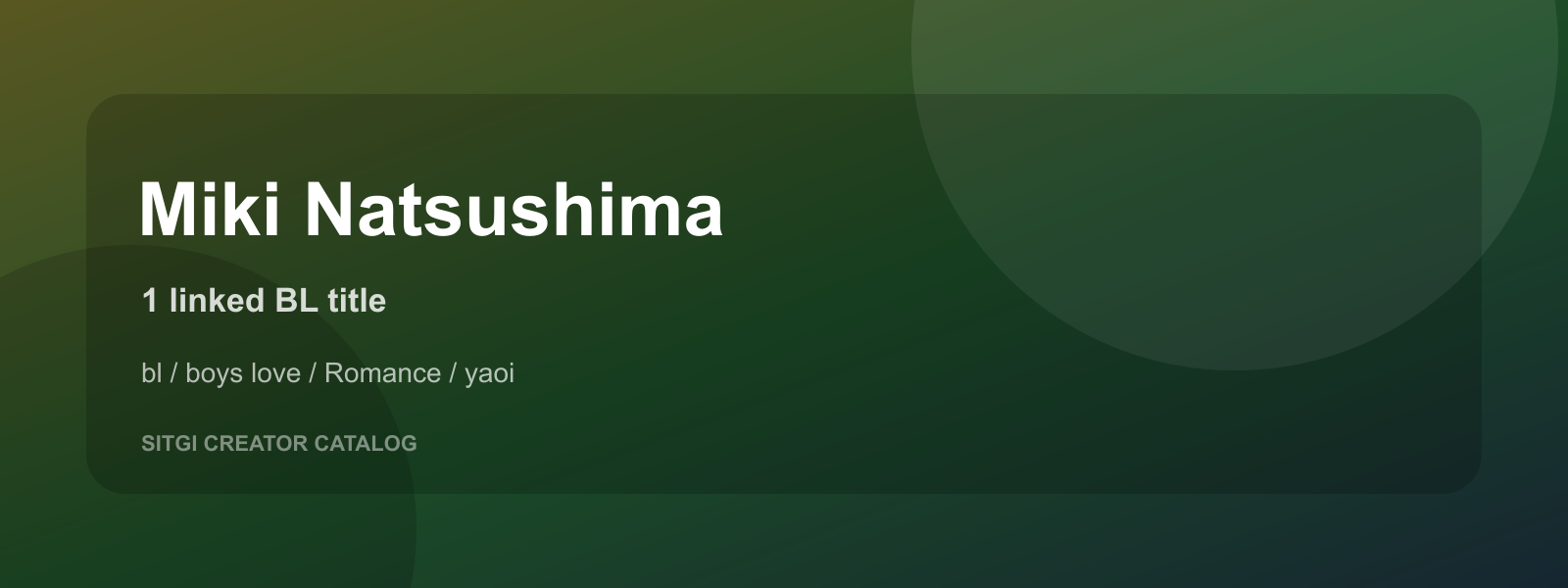 Miki Natsushima cover
