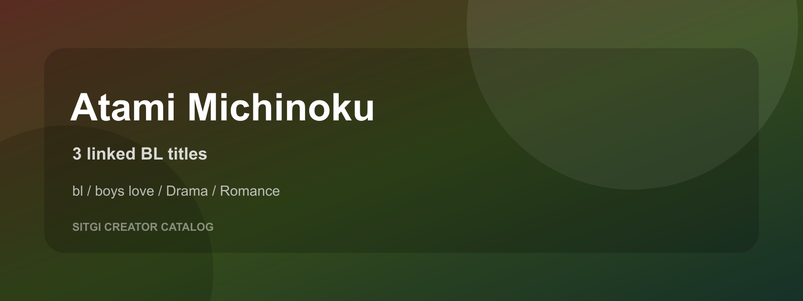 Atami Michinoku cover