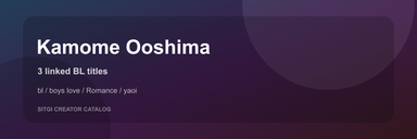Kamome Ooshima cover