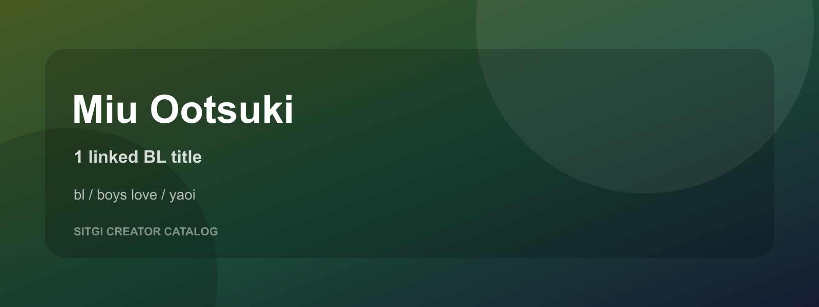 Miu Ootsuki cover