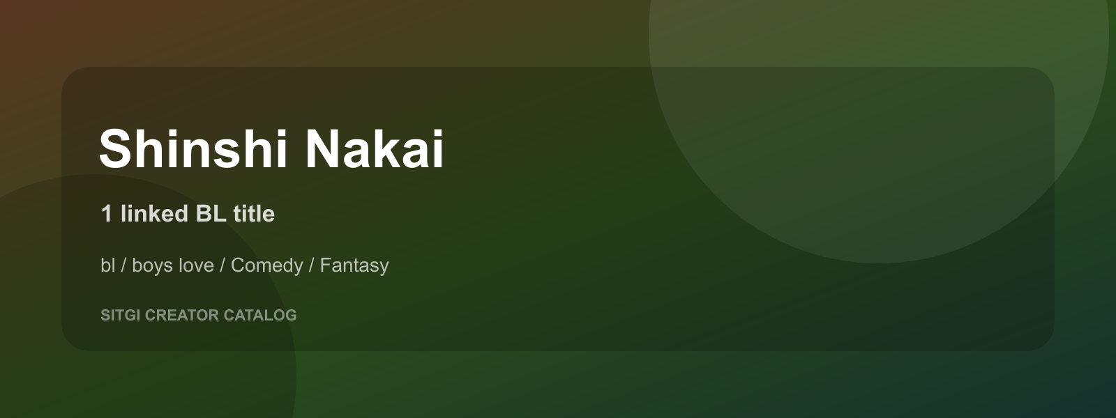 Shinshi Nakai cover