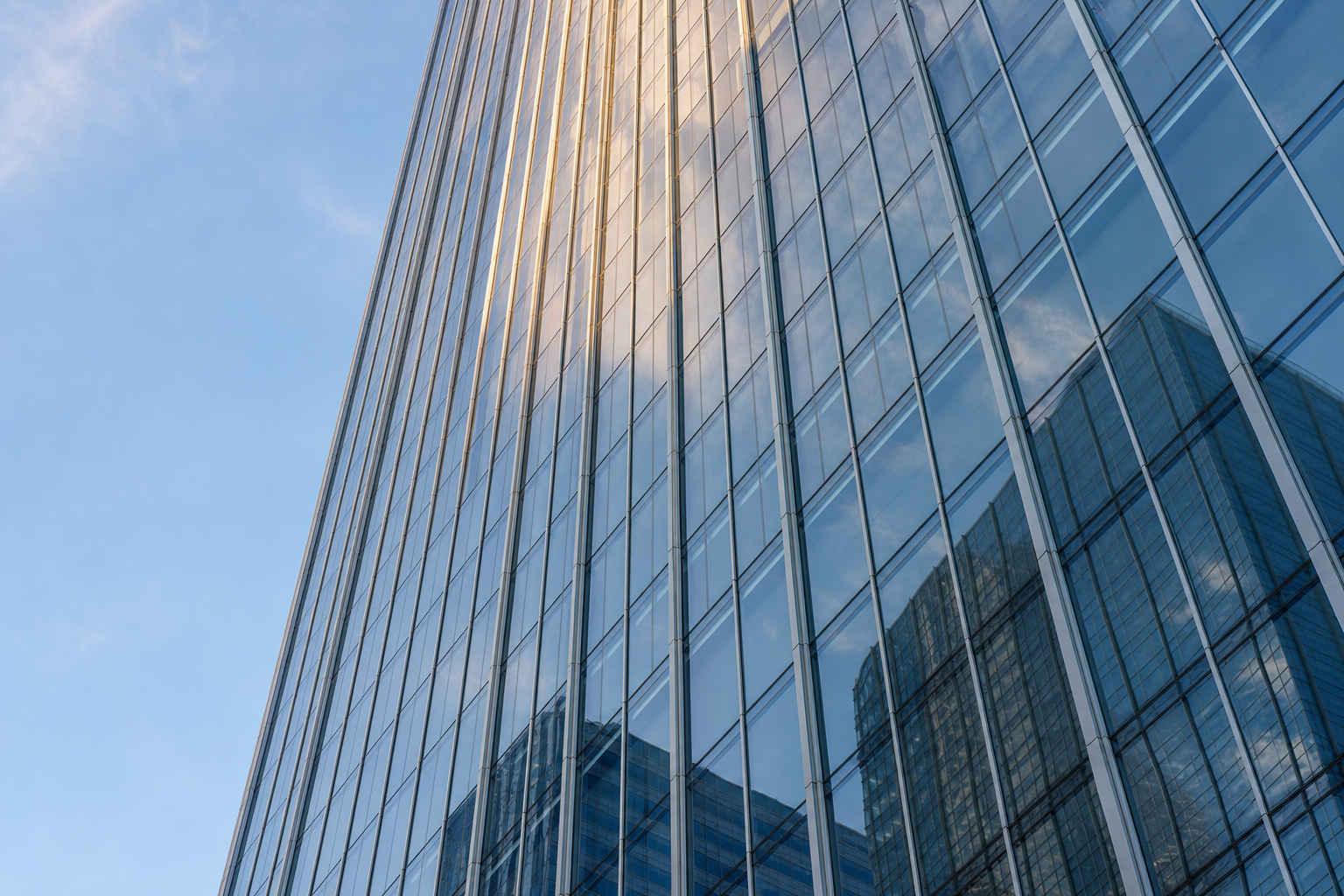 Institutional banking building facade