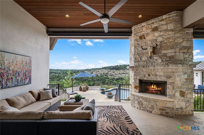 Outdoor living, listing photo 7 of 30, 1543 Via Principale, New Braunfels, TX 78132
