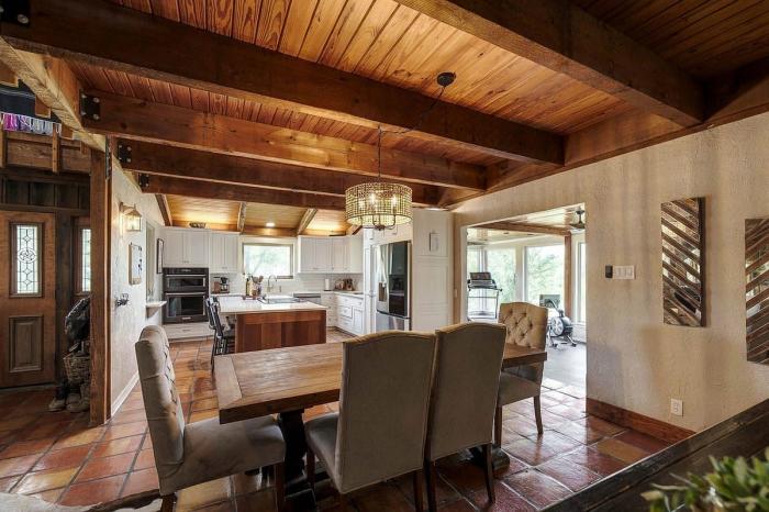 Dining, listing photo 16 of 30, 520 Flying R Ranch Rd, Spring Branch, TX 78070