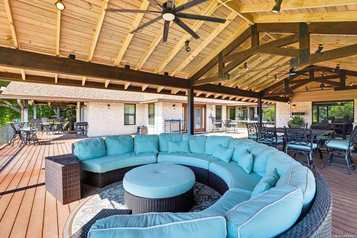 Outdoor living, listing photo 10 of 30, 1271 White Water Rd, New Braunfels, TX 78132