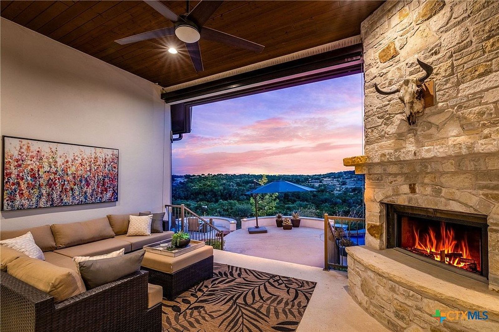 Outdoor living, listing photo 3 of 30, 1543 Via Principale, New Braunfels, TX 78132