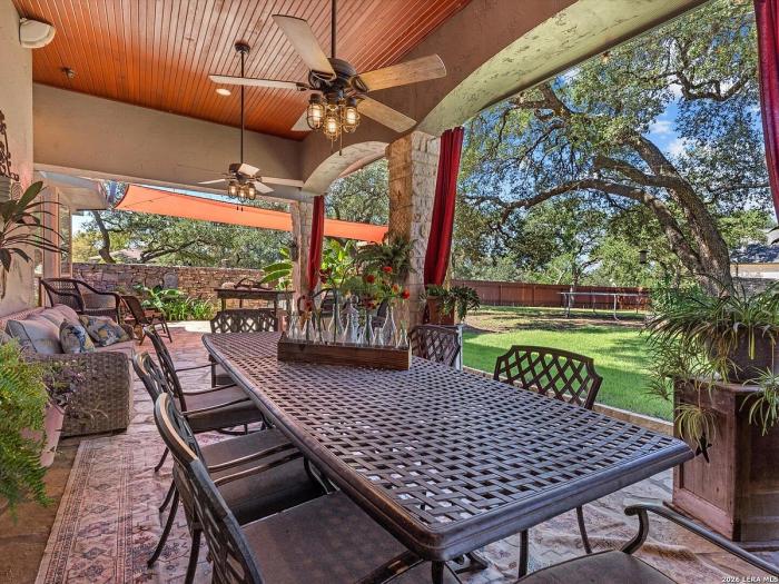 Outdoor living, listing photo 16 of 30, 627 River Chase Way, New Braunfels, TX 78132