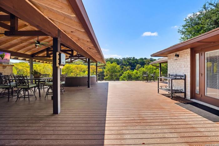 Outdoor living, listing photo 8 of 30, 1271 White Water Rd, New Braunfels, TX 78132