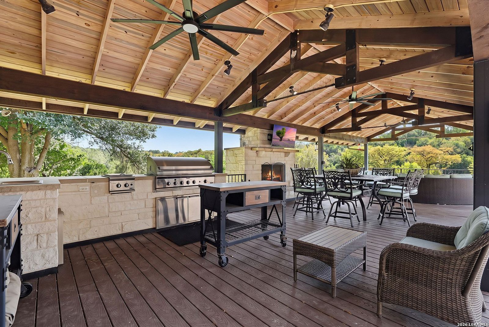 Outdoor living, listing photo 5 of 30, 1271 White Water Rd, New Braunfels, TX 78132