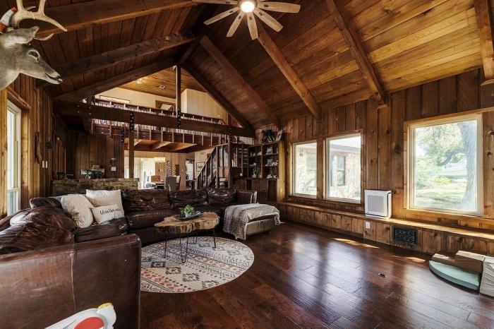 Living area, listing photo 13 of 30, 520 Flying R Ranch Rd, Spring Branch, TX 78070