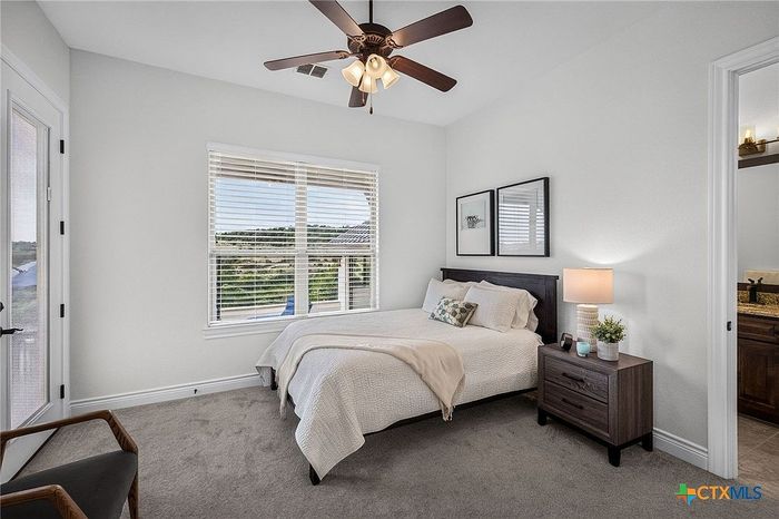 Bedroom, listing photo 30 of 30, 1543 Via Principale, New Braunfels, TX 78132