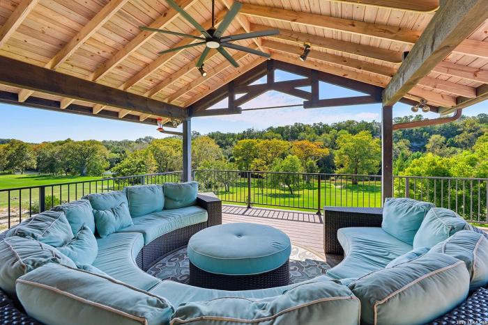 Outdoor living, listing photo 7 of 30, 1271 White Water Rd, New Braunfels, TX 78132