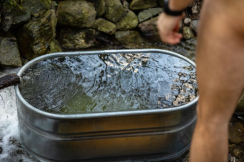 Find your ideal cold plunge temperature with a tank setup for cold water immersion and therapy.